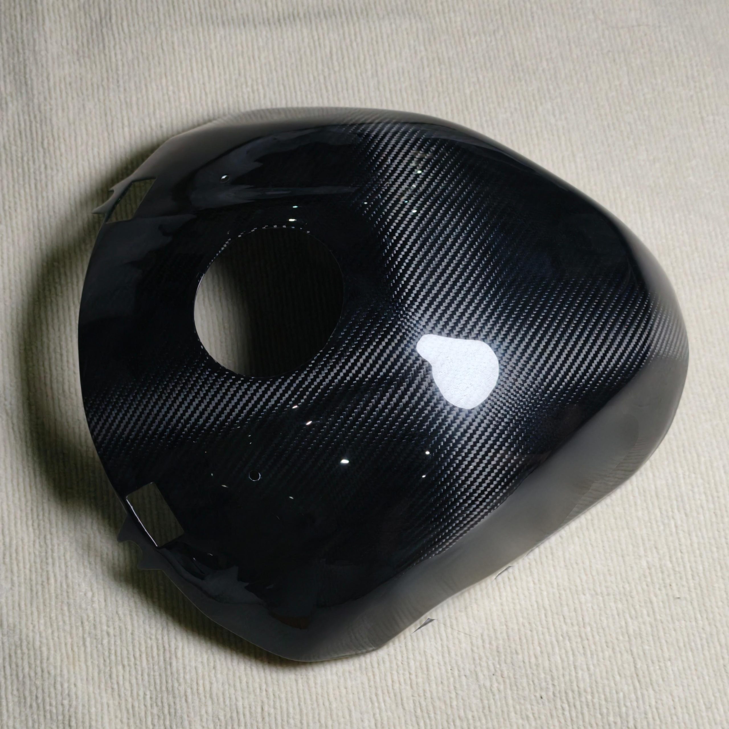3K Dry Carbon Fiber Gloss Fuel Tank Cover for BMW M1000RR 2020-2024